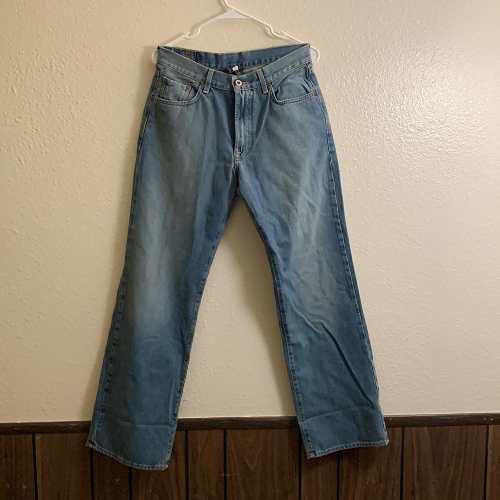 Lucky brand mens boot legged jeans